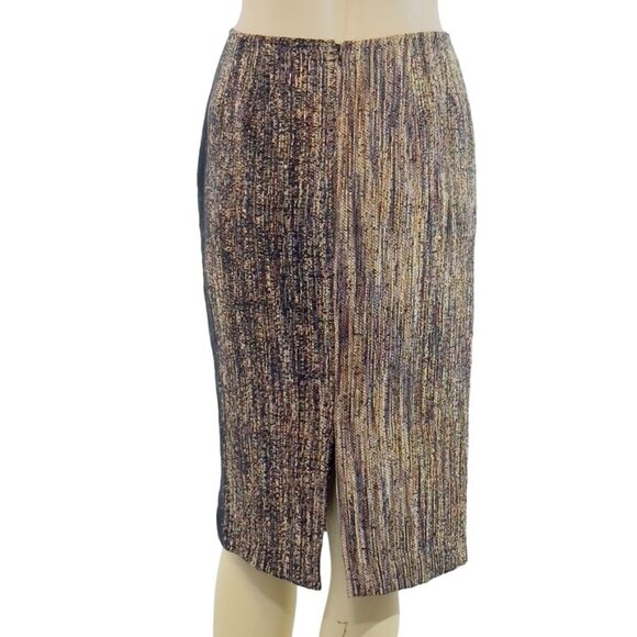 LAFAYETTE 148 New York Women's Multicolor Textured Pencil Skirt Size 8 - Picture 13 of 13